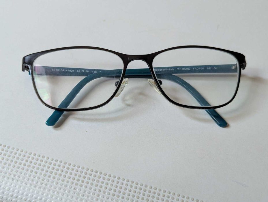 5th Avenue FADF08 оправа для окулярів титан Італія бірюза 54 16-135