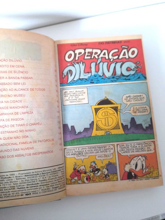 Livro de BD Disney Especialíssimo Número 16 Coleção Anos 80