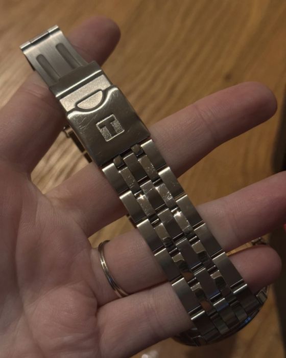 Tissot watch silver