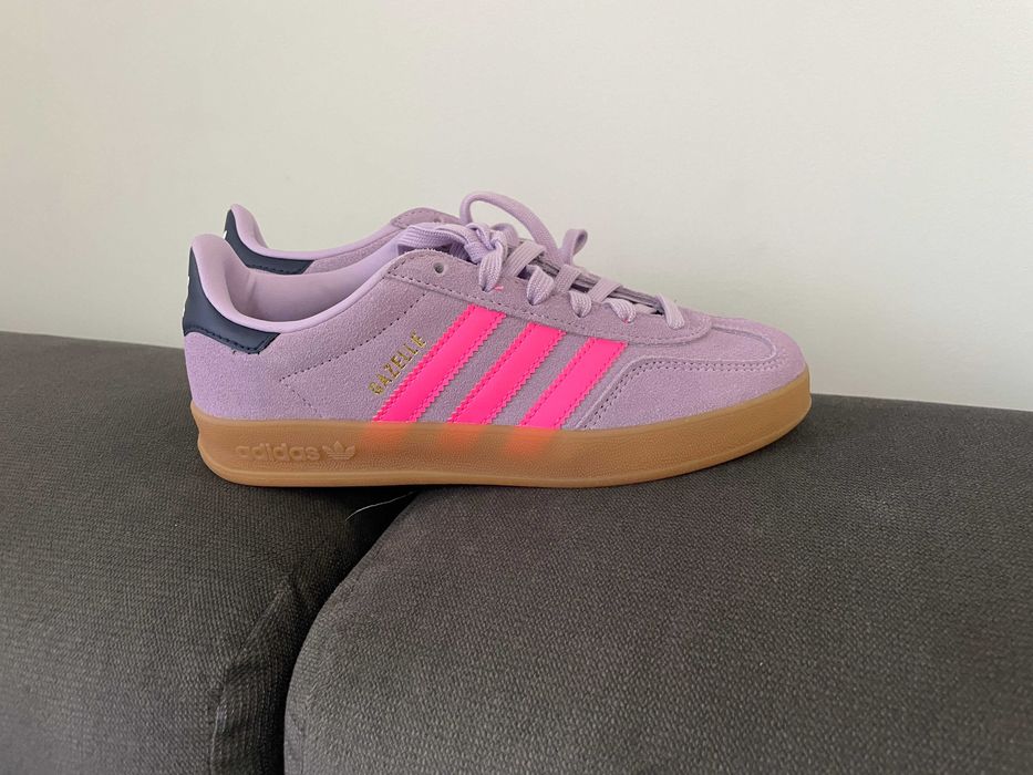 Sneakersy Gazelle  Adidas 33 liliowe