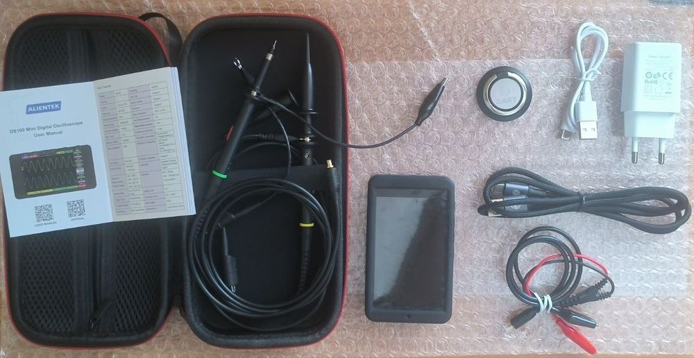 Осциллограф цифровой Alientek DS100 двухканальный