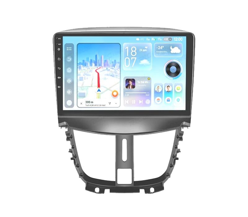 RÁDIO GPS ANDROID 13 PEUGEOT 207 09-12