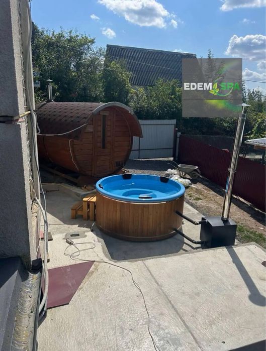 Спа купель від виробника! Чан на дровах! Купіль з джакузі! Баня офуро