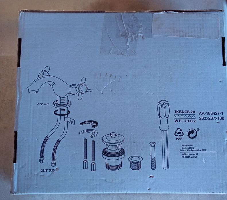 Torneira de lavatório misturadora *Nova*