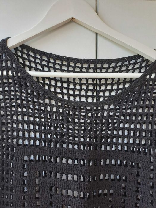 Кофта вязаная черная