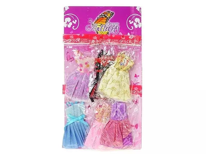 Sukienka dla lalki 29cm 6szt. Adar. Nowy Produkt