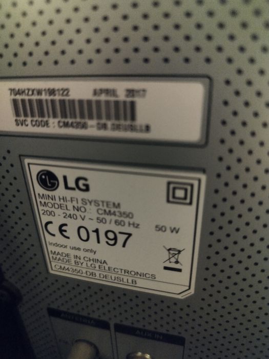 Музичний центр LG
