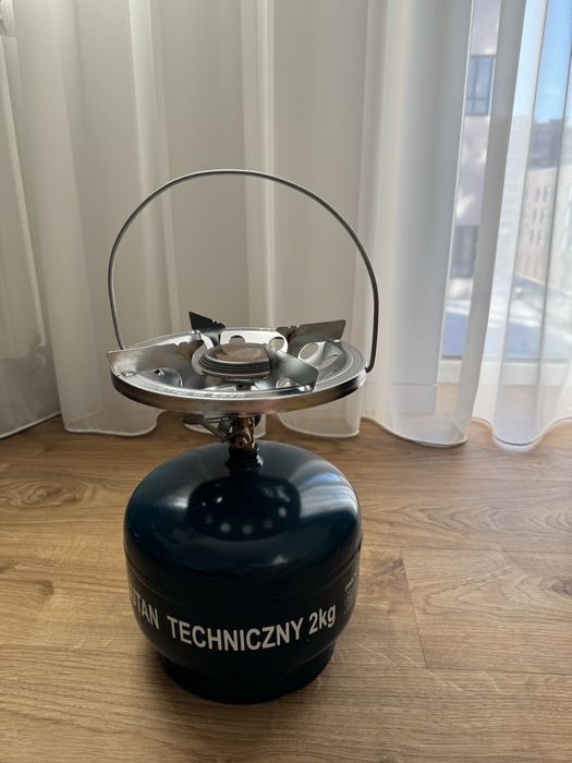 Польський газовий балон з пальником/камфоркою! Заповнений газом!!