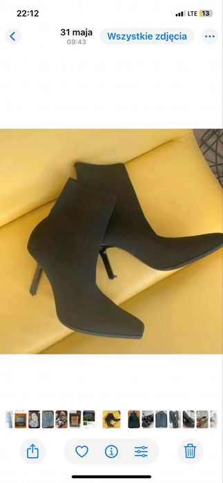 Zara botki roz. 39