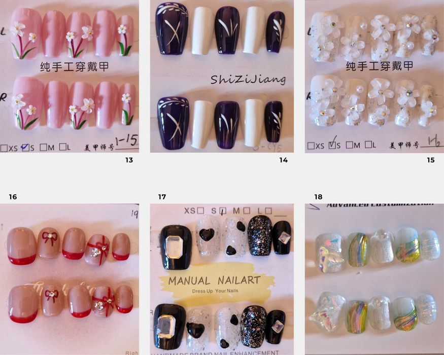 Unhas Postiças Tamanho S (1)