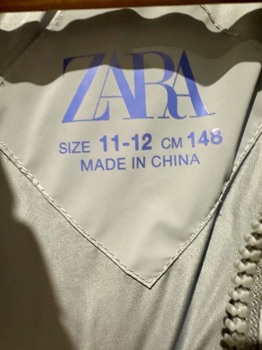 Куртка зефірка стьобана прорезинена zara