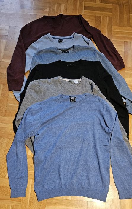 Zestaw 6 swetrów bluz rozmiar M/L