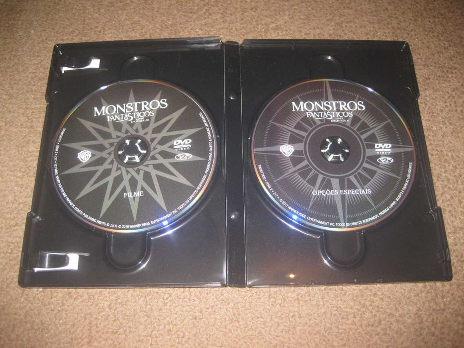 "Monstros Fantásticos e Onde Encontrá-los" Edição Especial com 2 DVDs