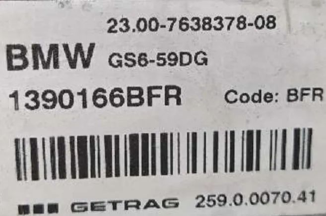 Caixa Velocidades Mini Cooper D Clubman (F56) 1.5d GS6-59DG Ref.BFR