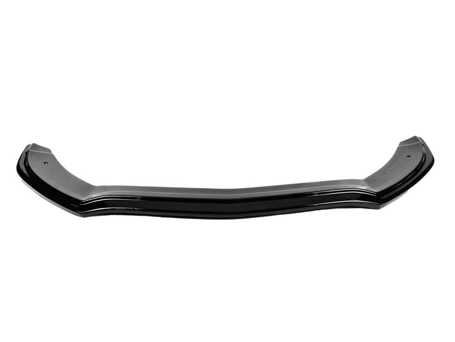 Mercedes C-сlass W205 2014-2021 рр. Накладка на передній бампер DPT V2 (2014-2018, тільки для AMG-Line, чорний глянець)