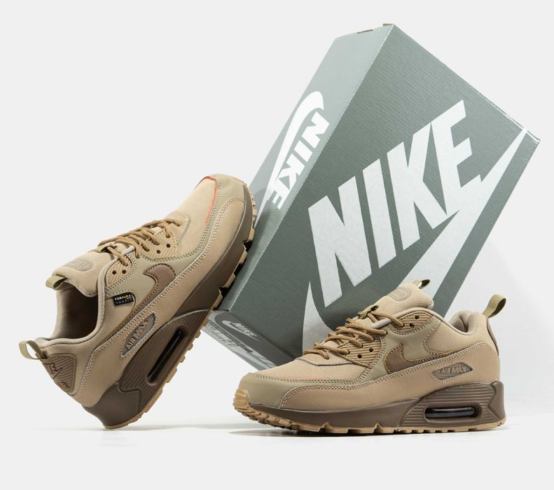!ТЕРМО!  Nike Air Max 90 Beige Cordura | 40 41 42 43 44 45