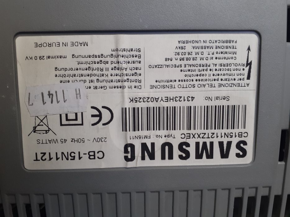 Televisão usada 15"