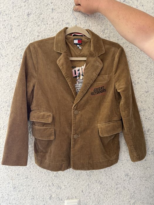 Винтажный вельветовый пиджак Tommy Hilfiger