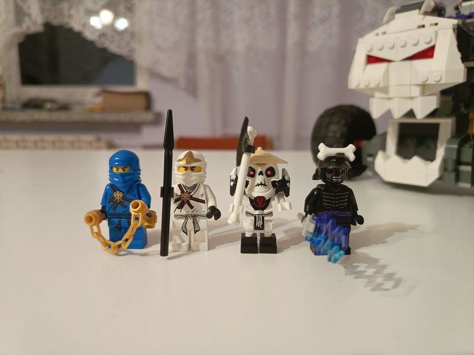 Legendarny Zestaw Lego Ninjago 2506 Czaszkowóz Kompletny Oryginalny