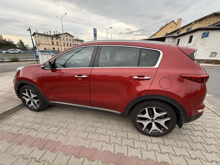 Kia Sportage 1.6 GT Line, 177 KM, 4x4 , automat, skora, wentylowane fotele, kupiony w salonie, OKAZJA