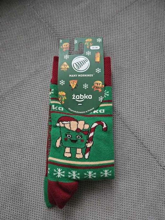 Skarpety męskie długie Many Mornings Żabka 35-38 frytki skarpetki