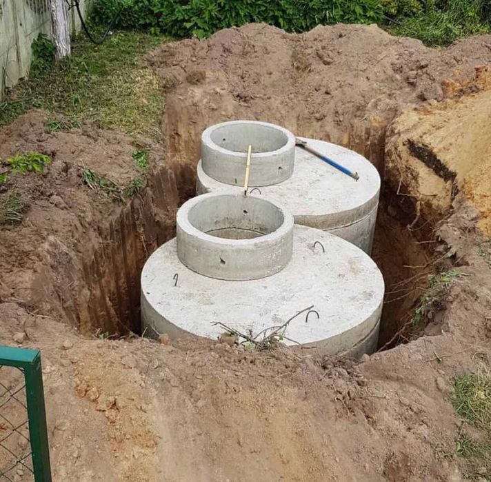 Круги катки БЕТОННІ Армовані Копання Септиків Переливний Септик