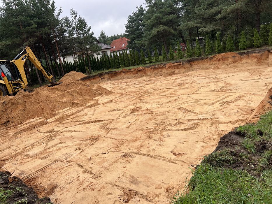 Transport kruszyw dolomit EHZ piasek koparko-ładowarka wyburzenia