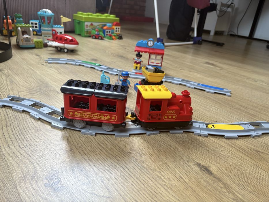 Lego duplo pociag parowy + wiadukt
