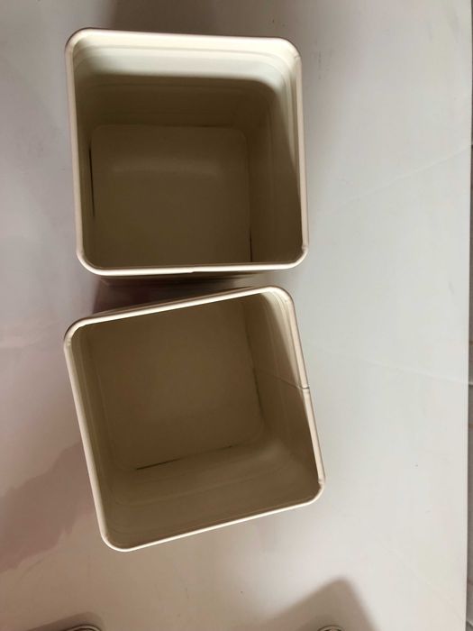 Caixas metalicas para chá e café novas