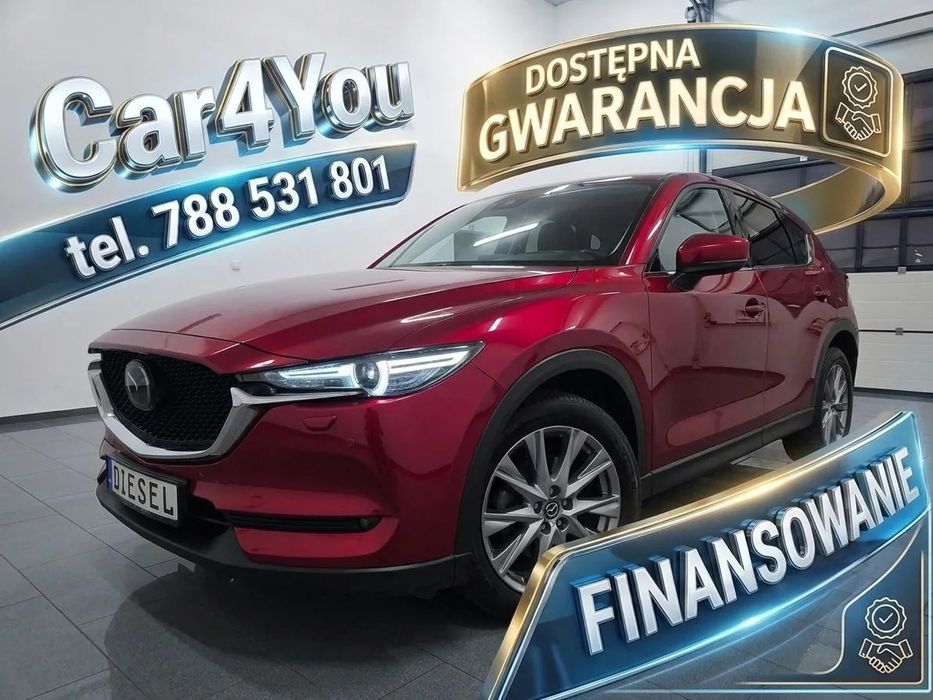 Mazda CX-5 184KM Biledy HUD Skóry Navi DVD Kamera 360 Szyberdach 4x grzane Fotele