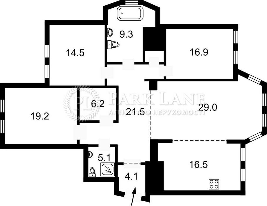 Цена! 143 м2 Клиническая 23/25, Соломенский р-н