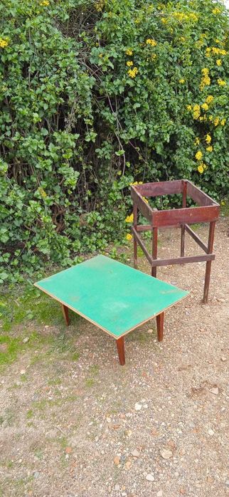 mesa de costura antiga