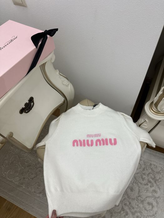 Кофтинка miu miu, светер miu , светер миу миу, поло кофта