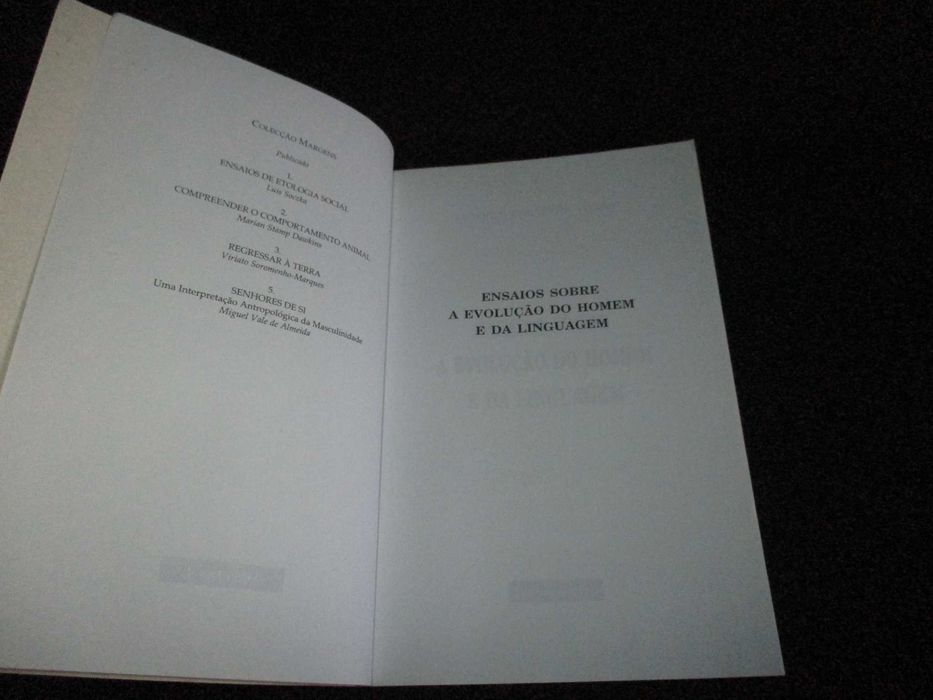 Livro Ensaios sobre a Evolução do Homem e da Linguagem António Bracinha Vieira