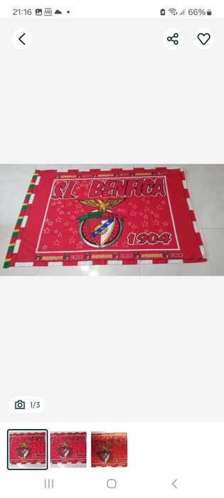 Bandeira antiga do Benfica