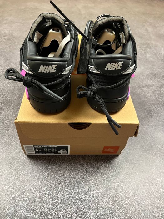 Nike SB Dunk x Off White Black White Violet