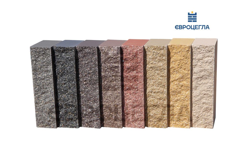 Фасадна облицювальна плитка рвана скала, цокольна плитка ЄВРОЦЕГЛА