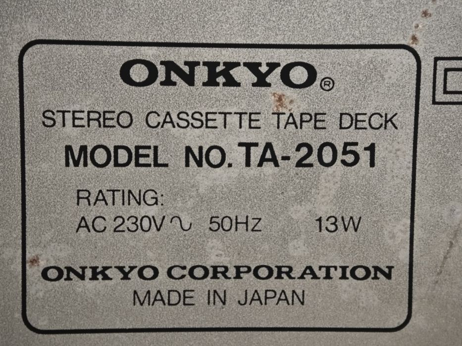 Касетна дека ONKYO TA-2051 3 Head DC