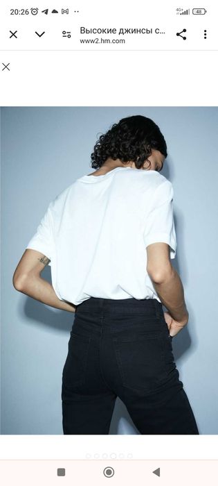 Джинси чорні скіні h&m Нові