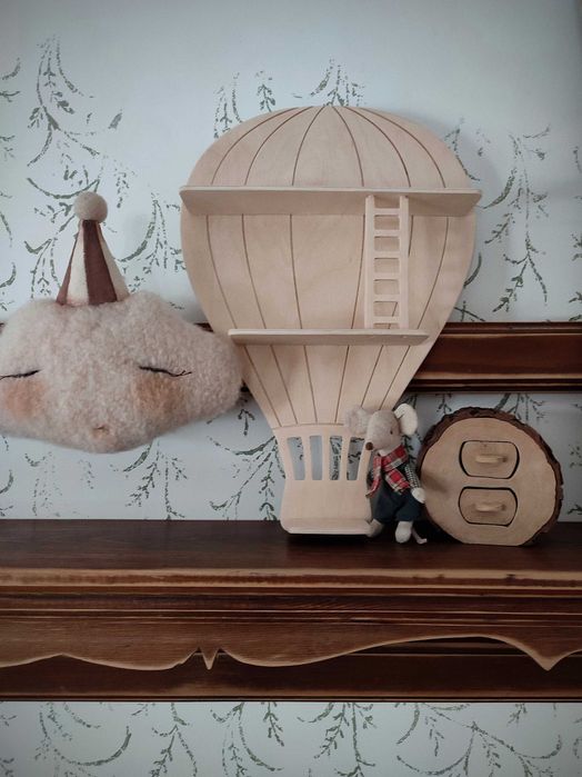 Półka dekoracyjna Balon na ścianę ze sklejki