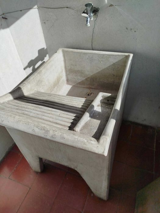 Tanque cimento lavar roupa