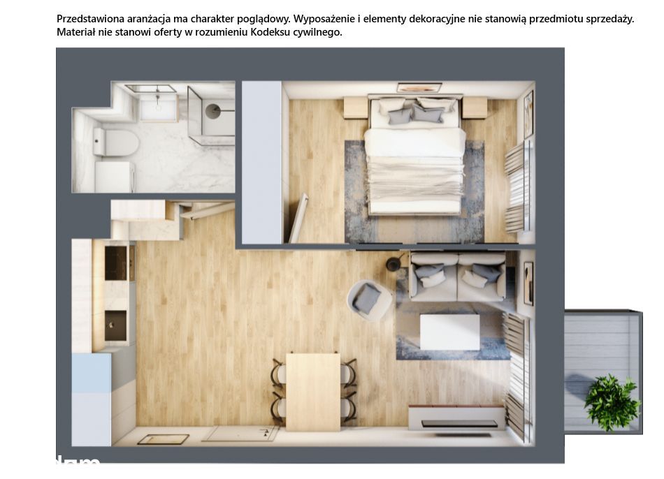 Nowe mieszkanie 37,78 m² na osiedlu Nowe Wyżyny, Bydgoszcz
