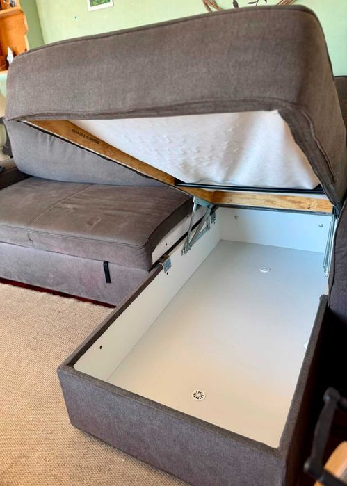 Sofá-cama IKEA VILASUND - com baú (240x150x71)