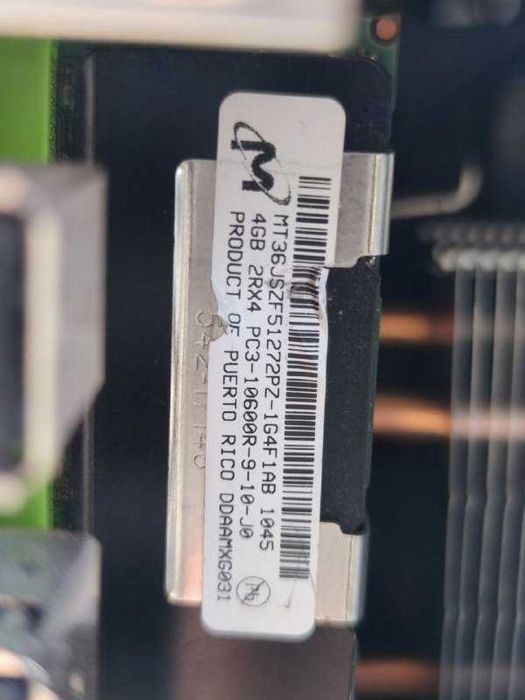 Оперативная память Ddr3 ecc reg 4x4gb micron