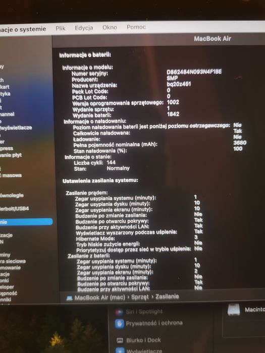 Macbook air 2020 512gb