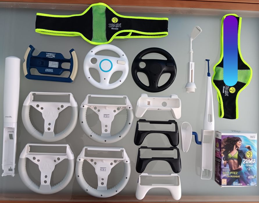 Wii Steering Wheels & Various Accessories64564328229249120