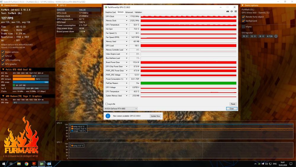 Palit RTX 4060 Dual 8GB GDDR6 | DLSS 3.5 | МАГАЗИН | Гарантія 90 днів