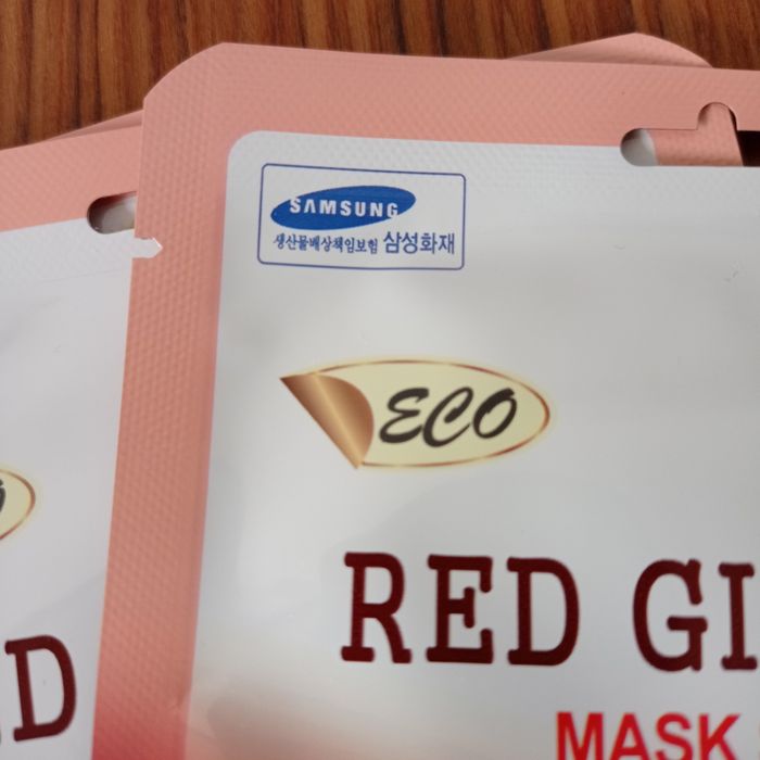 Koreańska maseczka materiałowa Gold Face z czerwonym żeń-szeniem, 24 g