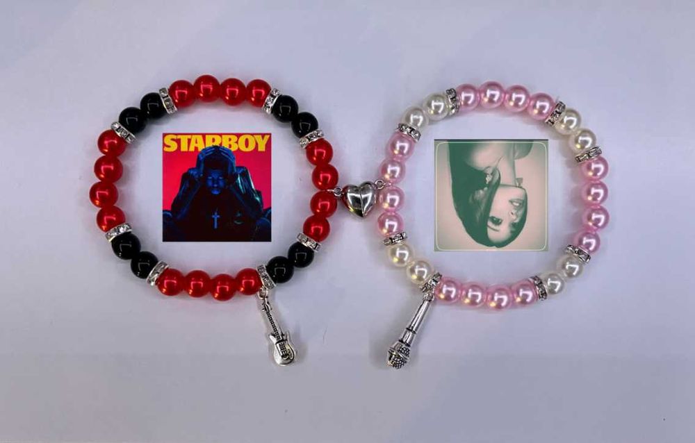 Matching bransoletki the weekend and Ariana Grande