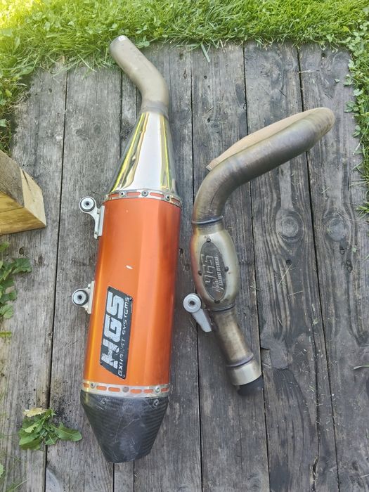 Kompletny wydech HGS Exhaust Husqvarna FE 450 / KTM EXC-F 450 (2020-2023)